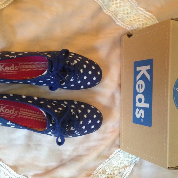 Keds blue Champion "Starburst" shoes - Picture 4 of 13